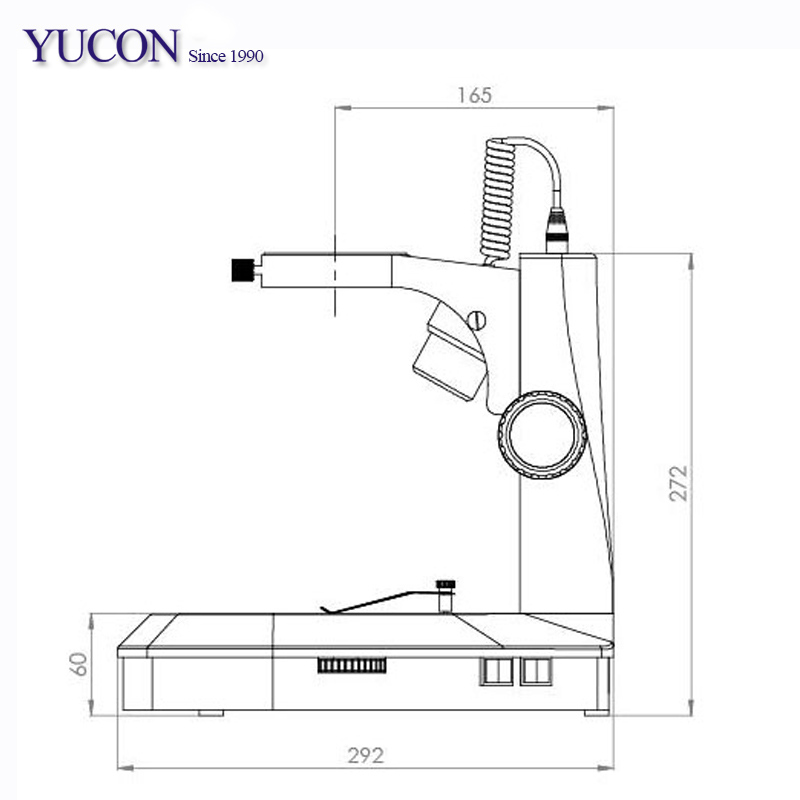 YCD4 Adjustable Microscope Track Stand For Stereo Microscope