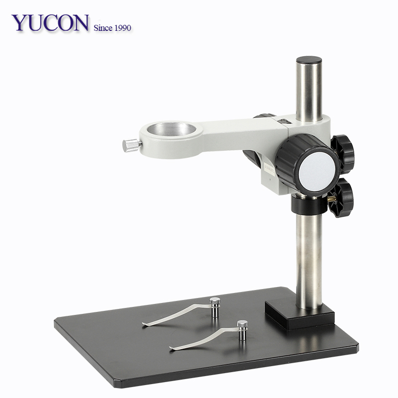 YCD11 Zoom Stereo Binocular Trinocular Microscope Dark Field Microscope Pole Boom Stand Design