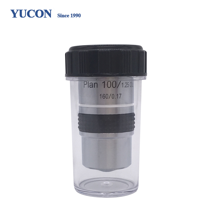 Manufacturer Directly Supply 100x Plan Achromatic Microscope Objective Lens